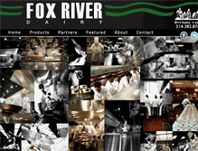 Tablet Screenshot of foxriverdairy.com